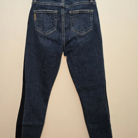 PAIGE Dark Blue Ankle & Cropped Jeans - Picture 7 of 15